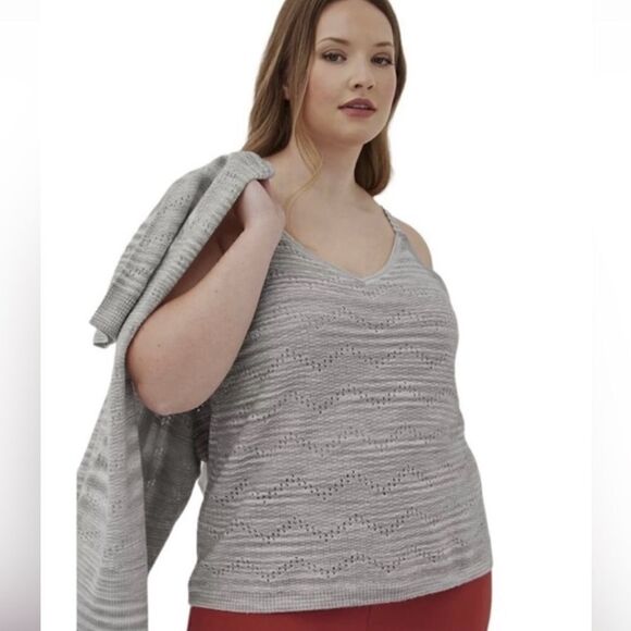 Torrid Gray Cami Top 3X NWT - Picture 1 of 7